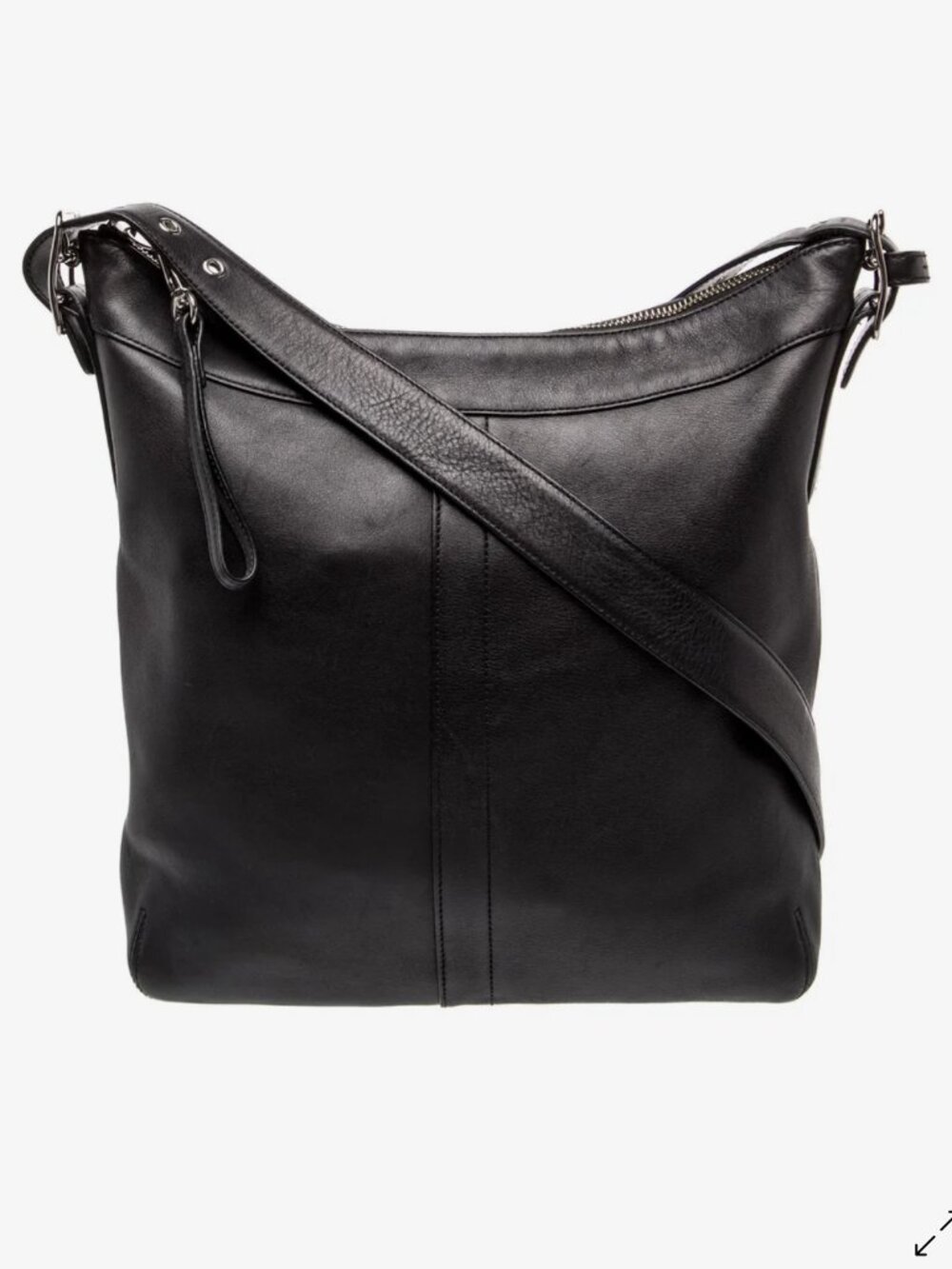 Vintage Coach Legacy Slim Hobo Black Leather Bag #9326